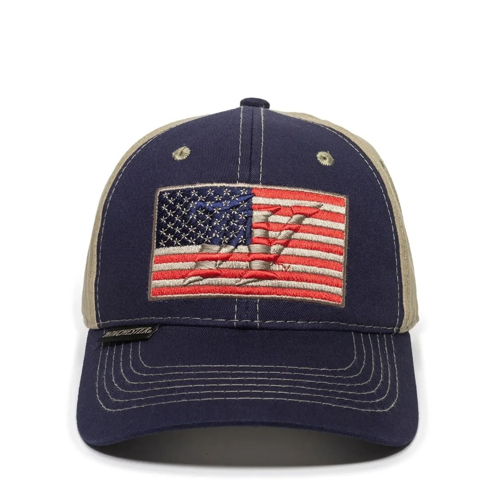 Outdoor Cap Winchester Standard WIN48A‎ Navy/Khaki, One Size Fits